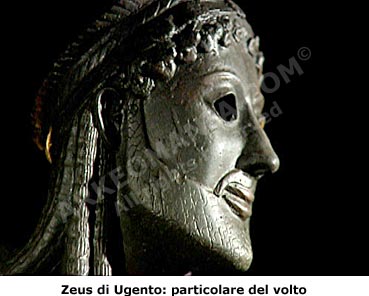 Zeus, volto della statua di Ugento