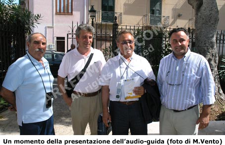 I consiglieri provinciali Giovanni Bulgarella e Giuseppe Ortisi, l’assessore provinciale al Turismo Giacomo Centonze, il dirigente del V Settore Programmazione e Finanziamenti Giovanni Catania.