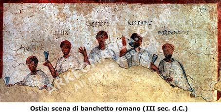 Il banchetto nell' Antica Roma