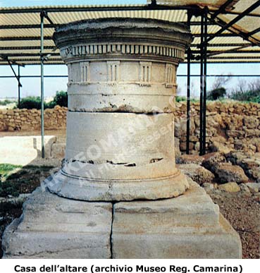 Camarina: la Casa dell'altare