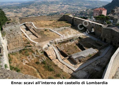 Enna : castello di Lombardia