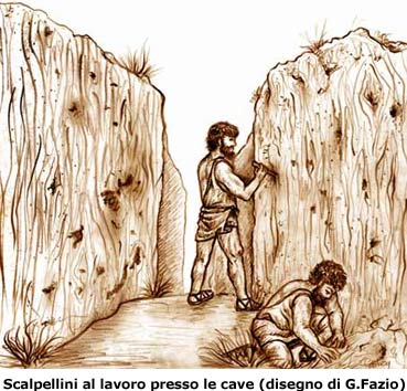 Tecnica di lavorazione delle colonne