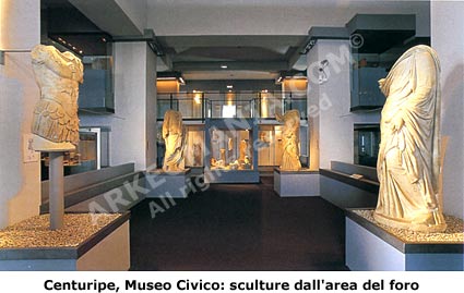 Enna, Centuripe : sculture dall'area del foro di Centuripe