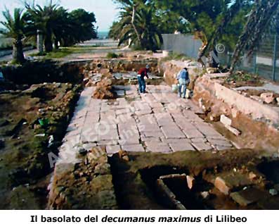 Lilibeo, decumanus maximus