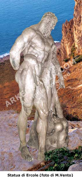 Immagine di una statua di Ercole - Eracle