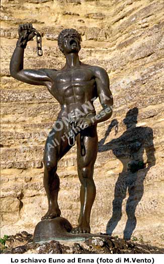 Euno capo della rivolta degli schiavi in Sicilia