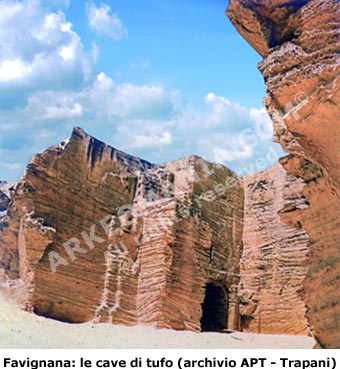 Favignana: cave di tufo