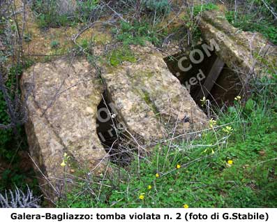 Selinunte : necropoli di Galera-Bagliazzo