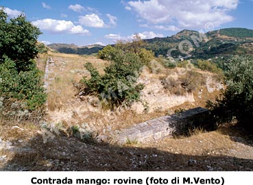 Segesta, Contrada Mango: rovine