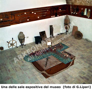 Museo della tonnata di Bonagia - Trapani. Gli attrezzi per la pesca del tonno