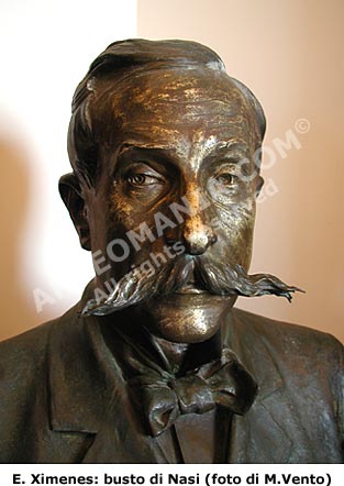 Nunzio Nasi : busto realizzato da Ettore Ximenes