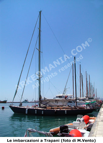 Le imbarcazioni del Vi trofeo Bailli de Suffren ormeggiate al porto di Trapani