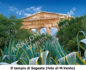 Segesta, uno dei principali siti archeologici in provincia di Trapani meta del turismo nazionale e internazionale. 
