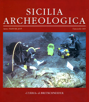 Sicilia Archeologica numero 103 - L'Erma di Bretschneider - fai click per cercare online i numeri disponibili