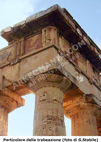 trabeazione del Tempio E di Selinunte