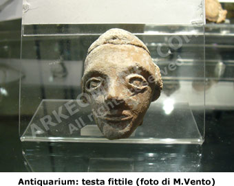Museo di Entella: testa fittile